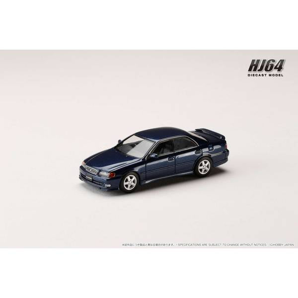 [ Back-order ] Hobby Japan HJ642072DBL 1:64 Toyota CHASER TOURER V JZX100 1998DARK BLUE MICA Diecast model car