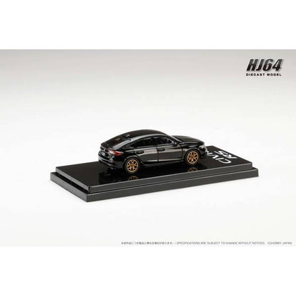 [ Back-order ] Hobby Japan HJ642046BBK 1:64 Honda CIVIC RS Customized VerCrystal Black Pearl Diecast model car
