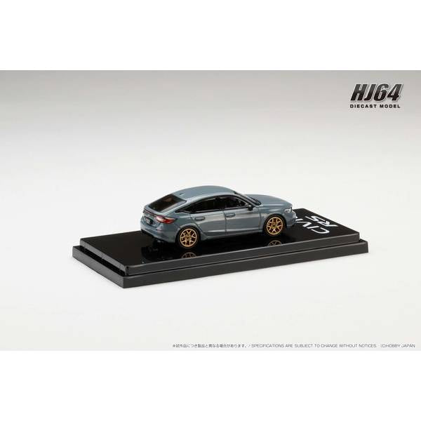[ Back-order ] Hobby Japan HJ642046BGY 1:64 Honda CIVIC RS Customized VerSonic Gray Pearl Diecast model car
