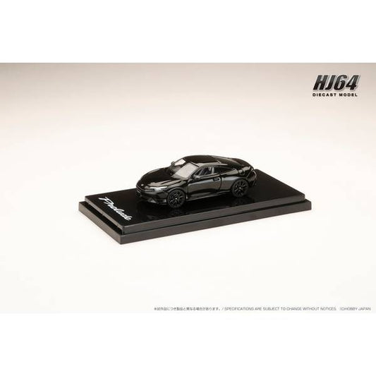 [ Back-order ] Hobby Japan HJ641085BK 1:64 Honda Prelude 2025 Crystal Black Pearl Diecast model car