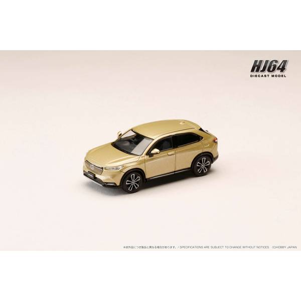 [ Back-order ] Hobby Japan HJ641071AK 1:64 Honda VEZEL e HEV Z Sand Khaki Pearl Diecast model car