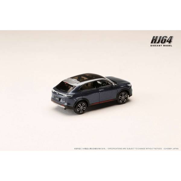 [ Back-order ] Hobby Japan HJ642071BL 1:64 HJ64 Honda VEZEL e/ HEV PLaY 2Midnight Blue Beam Metllic Diecast model car