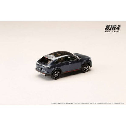 [ Back-order ] Hobby Japan HJ642071BL 1:64 HJ64 Honda VEZEL e/ HEV PLaY 2Midnight Blue Beam Metllic Diecast model car