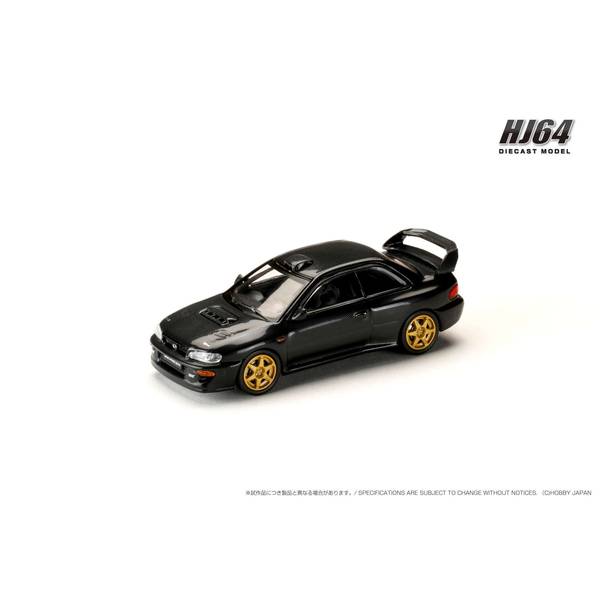 [ Back-order ] Hobby Japan HJ647041BK 1:64 SUBARU IMPREZA 22B STi Version GC8 Rally Base Car CARBON BLACK Diecast model car