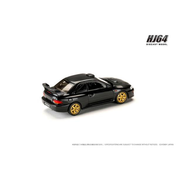 [ Back-order ] Hobby Japan HJ647041BK 1:64 SUBARU IMPREZA 22B STi Version GC8 Rally Base Car CARBON BLACK Diecast model car