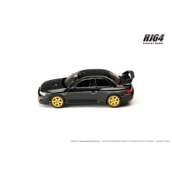 [ Back-order ] Hobby Japan HJ647041BK 1:64 SUBARU IMPREZA 22B STi Version GC8 Rally Base Car CARBON BLACK Diecast model car