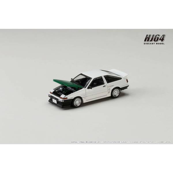 [ Back-order ] Hobby Japan HJ646052BDK 1:64 Toyota SPRINTER TRUENO AE86 DORI DORI MESH WHEEL DRIFT KING Diecast model car