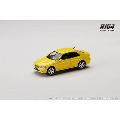 [ Back-order ] Hobby Japan HJ641080AY 1:64 Toyota ALTEZZA RS200 E10 1998 SUPER BRIGHT YELLOW Diecast model car