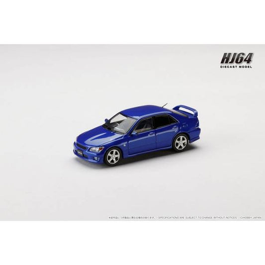 [ Back-order ] Hobby Japan HJ642080BBL 1:64 Toyota ALTEZZA RS200 E10 1998 Genuine Option Parts Blue Mica Diecast model car