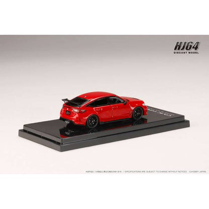 [ Back-order ] Hobby Japan HJ644063R 1:64 Honda CIVIC TYPE R FL5 RACING BLACK Package FLAME RED Diecast model car