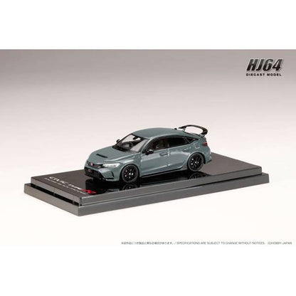 [ Back-order ] Hobby Japan HJ644063GM 1:64 Honda CIVIC TYPE R FL5 RACING BLACK Package SONIC GRAY PEARL Diecast model car