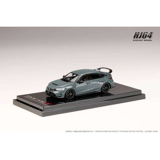 [ Back-order ] Hobby Japan HJ644063GM 1:64 Honda CIVIC TYPE R FL5 RACING BLACK Package SONIC GRAY PEARL Diecast model car