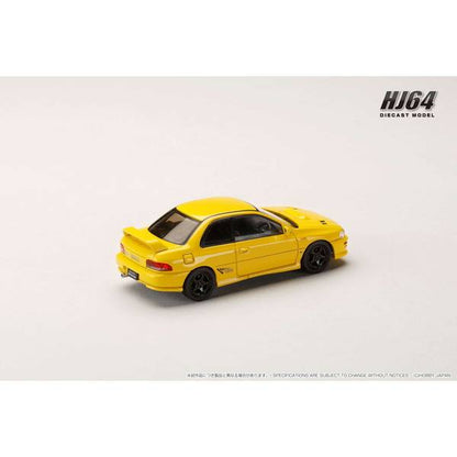 [ Back-order ] Hobby Japan HJ641079AY 1:64 SUBARU Impreza PURE SPORTS COUPE WRX type R STi Ver GC8 CHASE YELLOW Diecast model car