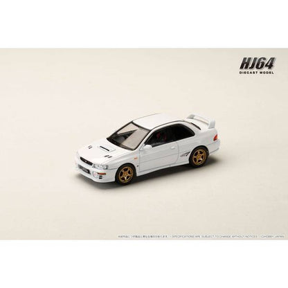 [ Back-order ] Hobby Japan HJ641079AW 1:64 SUBARU Impreza PURE SPORTS COUPE WRX type R STi Version GC8 FETHER WHITE Diecast model car