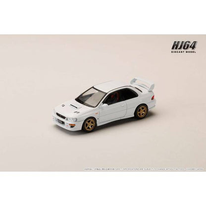 [ Back-order ] Hobby Japan HJ641079JW 1:64 SUBARU Impreza PURE SPORTS COUPE WRX type R STi Ver GC8 XWR Type Front Bumper PURE WHITE Diecast model car