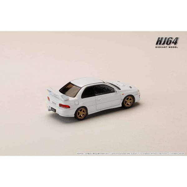 [ Back-order ] Hobby Japan HJ641079JW 1:64 SUBARU Impreza PURE SPORTS COUPE WRX type R STi Ver GC8 XWR Type Front Bumper PURE WHITE Diecast model car