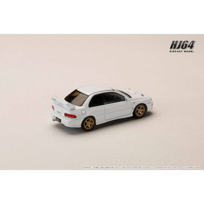 [ Back-order ] Hobby Japan HJ641079JW 1:64 SUBARU Impreza PURE SPORTS COUPE WRX type R STi Ver GC8 XWR Type Front Bumper PURE WHITE Diecast model car