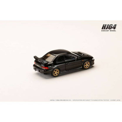 [ Back-order ] Hobby Japan HJ641079JBK 1:64 SUBARU Impreza PURE SPORTS COUPE WRX type R STi Ver GC8 XWR Type Front Bumper BLACK MICA Diecast model car