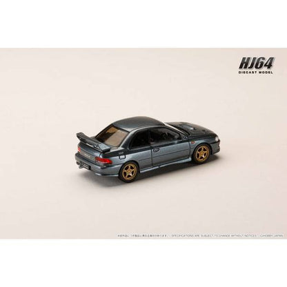 [ Back-order ] Hobby Japan HJ641079JGM 1:64 SUBARU Impreza PURE SPORTS COUPE WRX type R STi Ver GC8 XWR Type Front Bumper COOL GRAY MECALLI Diecast model car