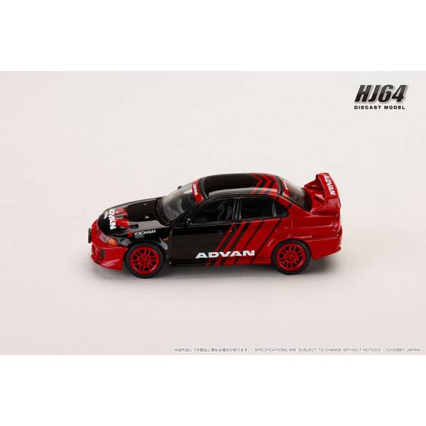 [ Back-order ] Hobby Japan HJ642032AV 1:64 MITSUBISHI LANCER GSR EVOLUTION 5 CP9A 1998 YOKOHAMA ADVAN COLOR Diecast model car
