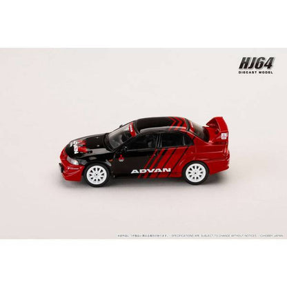[ Back-order ] Hobby Japan HJ642033AV 1:64 MITSUBISHI LANCER RS EVOLUTION 6 CP9A 2000 YOKOHAMA ADVAN COLOR Diecast model car