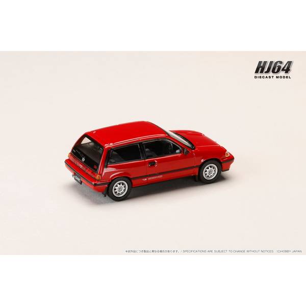 [ Back-order ] Hobby Japan HJ642029R 1:64 Honda CIVIC AT LATE VERSION RED Diecast model car