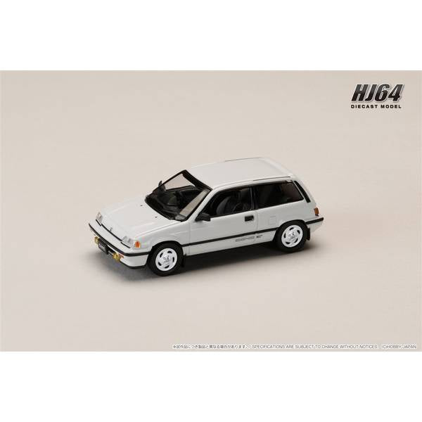 [ Back-order ] Hobby Japan HJ643029W 1:64 Honda CIVIC AT LATE VERSION Genuine optional Parts WHITE Diecast model car