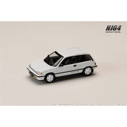 [ Back-order ] Hobby Japan HJ643029W 1:64 Honda CIVIC AT LATE VERSION Genuine optional Parts WHITE Diecast model car