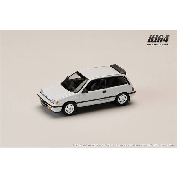 [ Back-order ] Hobby Japan HJ643029W 1:64 Honda CIVIC AT LATE VERSION Genuine optional Parts WHITE Diecast model car