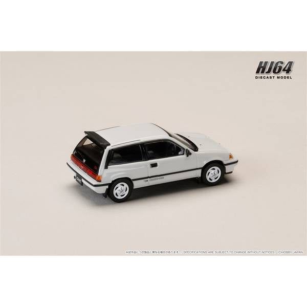 [ Back-order ] Hobby Japan HJ643029W 1:64 Honda CIVIC AT LATE VERSION Genuine optional Parts WHITE Diecast model car