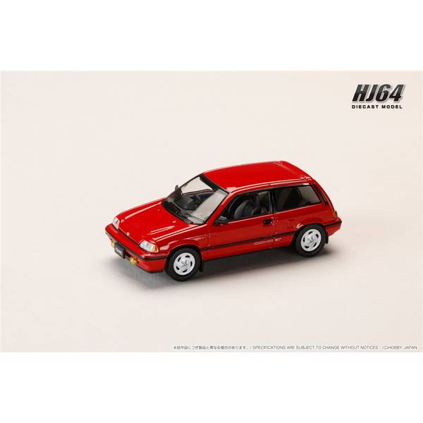 [ Back-order ] Hobby Japan HJ643029R 1:64 Honda CIVIC AT LATE VERSION Genuine optional Parts RED Diecast model car