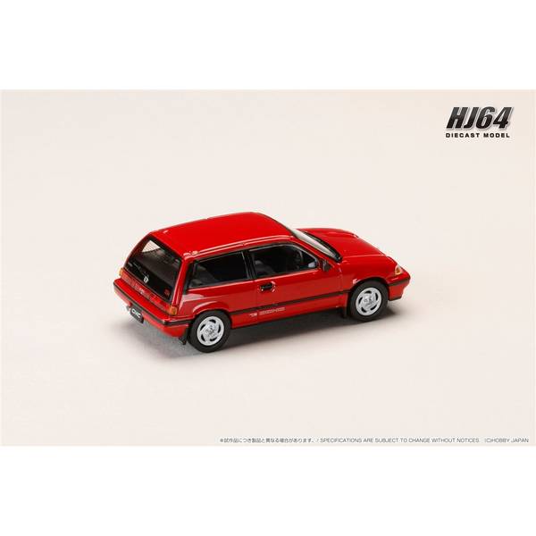 [ Back-order ] Hobby Japan HJ643029R 1:64 Honda CIVIC AT LATE VERSION Genuine optional Parts RED Diecast model car