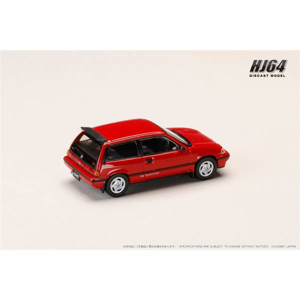 [ Back-order ] Hobby Japan HJ643029R 1:64 Honda CIVIC AT LATE VERSION Genuine optional Parts RED Diecast model car