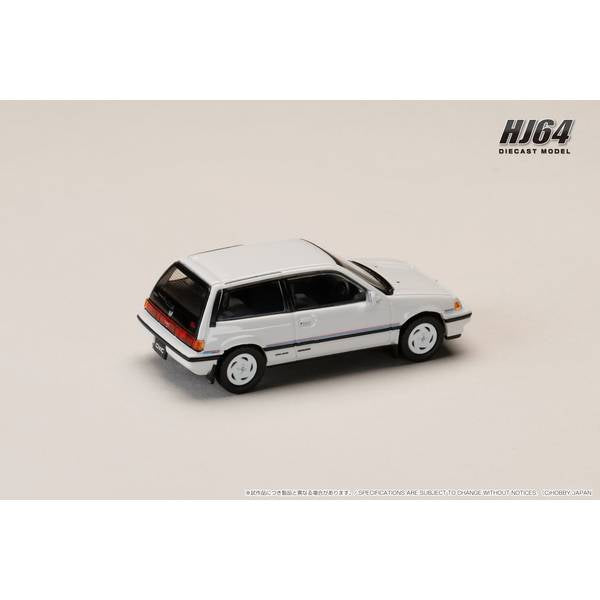 [ Back-order ] Hobby Japan HJ643029FW 1:64 Honda CIVIC AT LATE VERSION SPECIAL EDITION WHITE Diecast model car