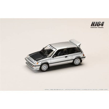 [ Back-order ] Hobby Japan HJ645029S 1:64 Honda CIVIC AT LATE VERSION JDM Street Racer SILVER Diecast model car