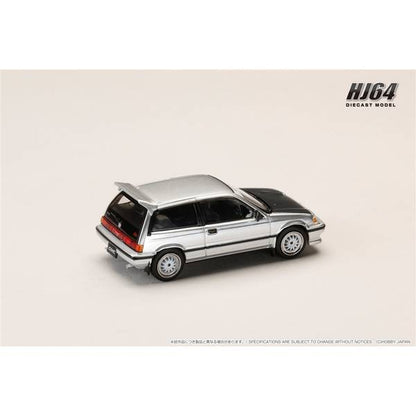[ Back-order ] Hobby Japan HJ645029S 1:64 Honda CIVIC AT LATE VERSION JDM Street Racer SILVER Diecast model car
