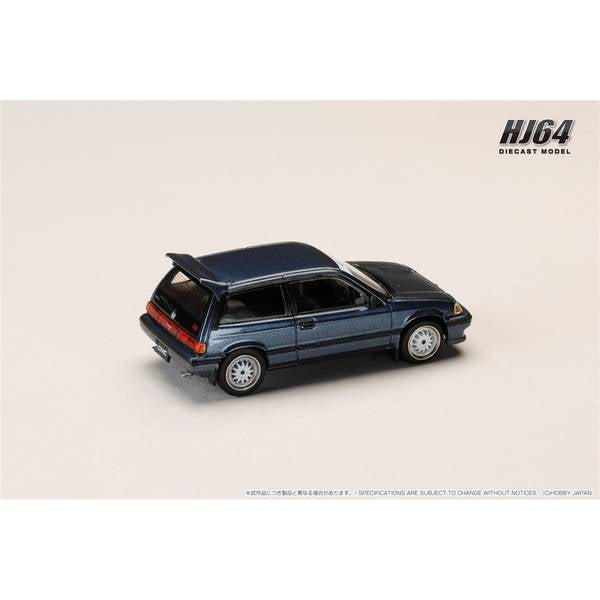 [ Back-order ] Hobby Japan HJ645029BL 1:64 Honda CIVIC AT LATE VERSION JDM Street Racer BLUE Diecast model car