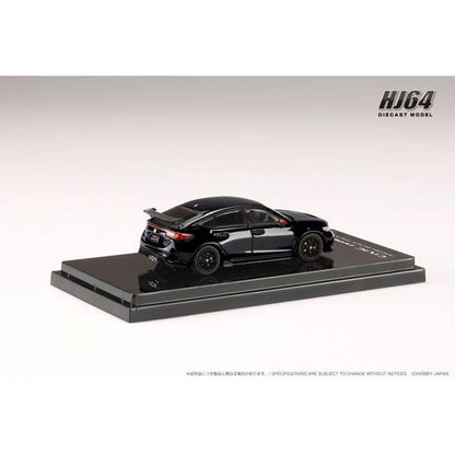 [ Back-order ] Hobby Japan HJ645063BK 1:64 Honda CIVIC TYPE R FL5 RACING BLACK Package Genuine Optional Parts CRYSTAL BLACK PEARL Diecast model car