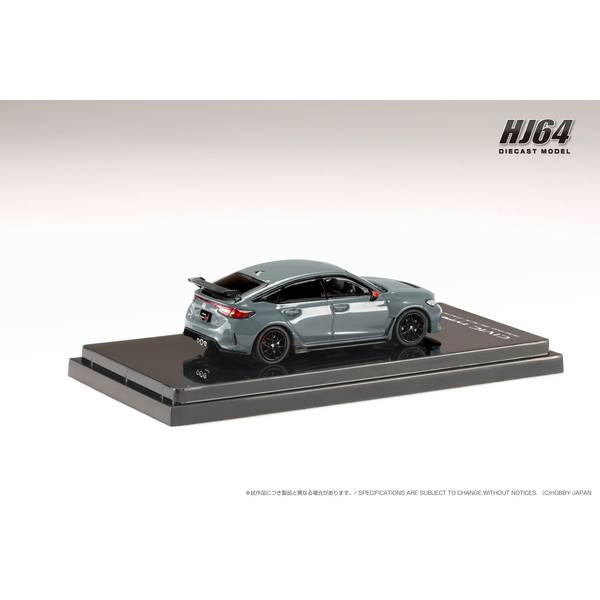 [ Back-order ] Hobby Japan HJ645063GM 1:64 Honda CIVIC TYPE R FL5 RACING BLACK Package Genuine Optional Parts SONIC GRAY PEARL Diecast model car