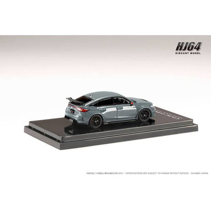 [ Back-order ] Hobby Japan HJ645063GM 1:64 Honda CIVIC TYPE R FL5 RACING BLACK Package Genuine Optional Parts SONIC GRAY PEARL Diecast model car