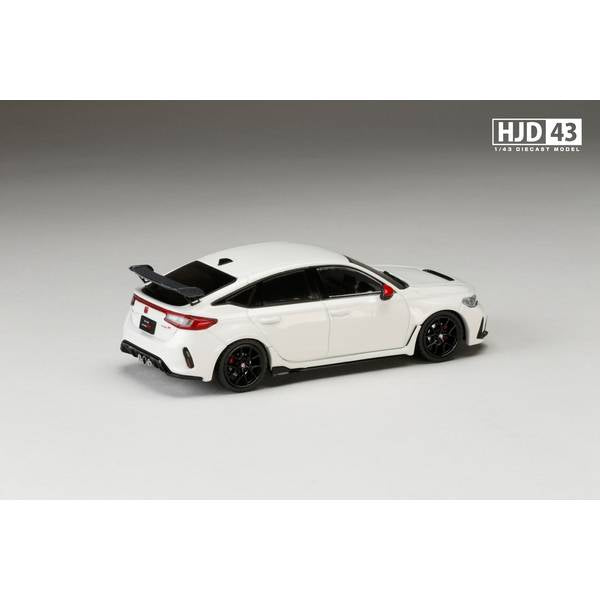 [ Back-order ] Hobby Japan HJD431004W 1:43 Honda CIVIC TYPE R FL5 RACING BLACK Package Genuine Option Equipped CHAMPIONSHIP WHITE Diecast model car
