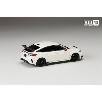 [ Back-order ] Hobby Japan HJD431004W 1:43 Honda CIVIC TYPE R FL5 RACING BLACK Package Genuine Option Equipped CHAMPIONSHIP WHITE Diecast model car