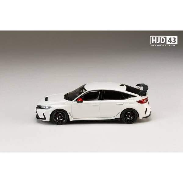 [ Back-order ] Hobby Japan HJD431004W 1:43 Honda CIVIC TYPE R FL5 RACING BLACK Package Genuine Option Equipped CHAMPIONSHIP WHITE Diecast model car