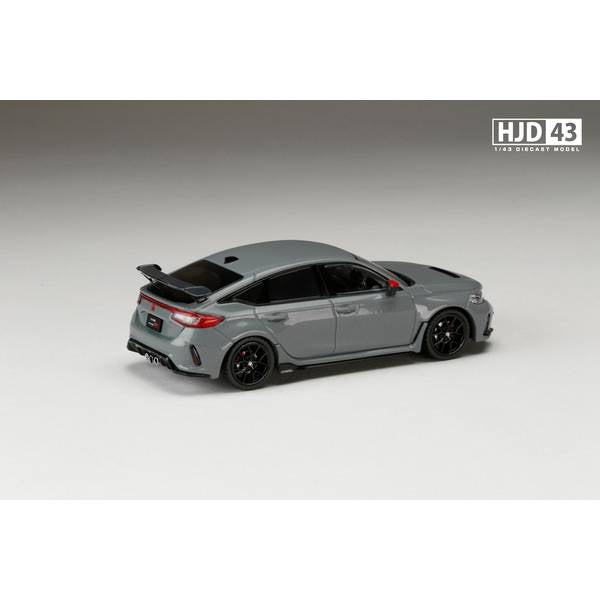 [ Back-order ] Hobby Japan HJD431004GM 1:43 Honda CIVIC TYPE R FL5 RACING BLACK Package Genuine Option Equipped SONIC GRAY PEARL Diecast  model car