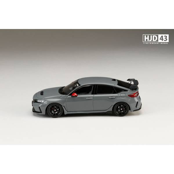 [ Back-order ] Hobby Japan HJD431004GM 1:43 Honda CIVIC TYPE R FL5 RACING BLACK Package Genuine Option Equipped SONIC GRAY PEARL Diecast  model car