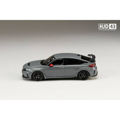 [ Back-order ] Hobby Japan HJD431004GM 1:43 Honda CIVIC TYPE R FL5 RACING BLACK Package Genuine Option Equipped SONIC GRAY PEARL Diecast  model car