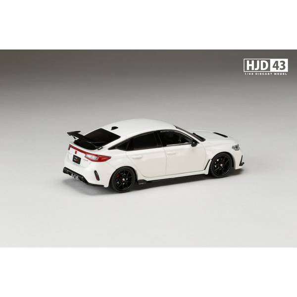 [ Back-order ] Hobby Japan HJD431003W 1:43 Honda CIVIC TYPE R FL5 RACING BLACK Package CHAMPIONSHIP WHITE Diecast  model car