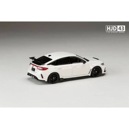 [ Back-order ] Hobby Japan HJD431003W 1:43 Honda CIVIC TYPE R FL5 RACING BLACK Package CHAMPIONSHIP WHITE Diecast  model car