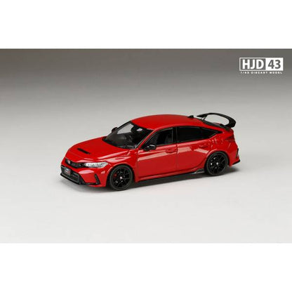 [ Back-order ] Hobby Japan HJD431003R 1:43 Honda CIVIC TYPE R FL5 RACING BLACK Package FLAME RED Diecast  model car
