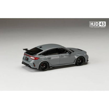 [ Back-order ] Hobby Japan HJD431003GM 1:43 Honda CIVIC TYPE R FL5 RACING BLACK Package SONIC GRAY PEARL Diecast  model car